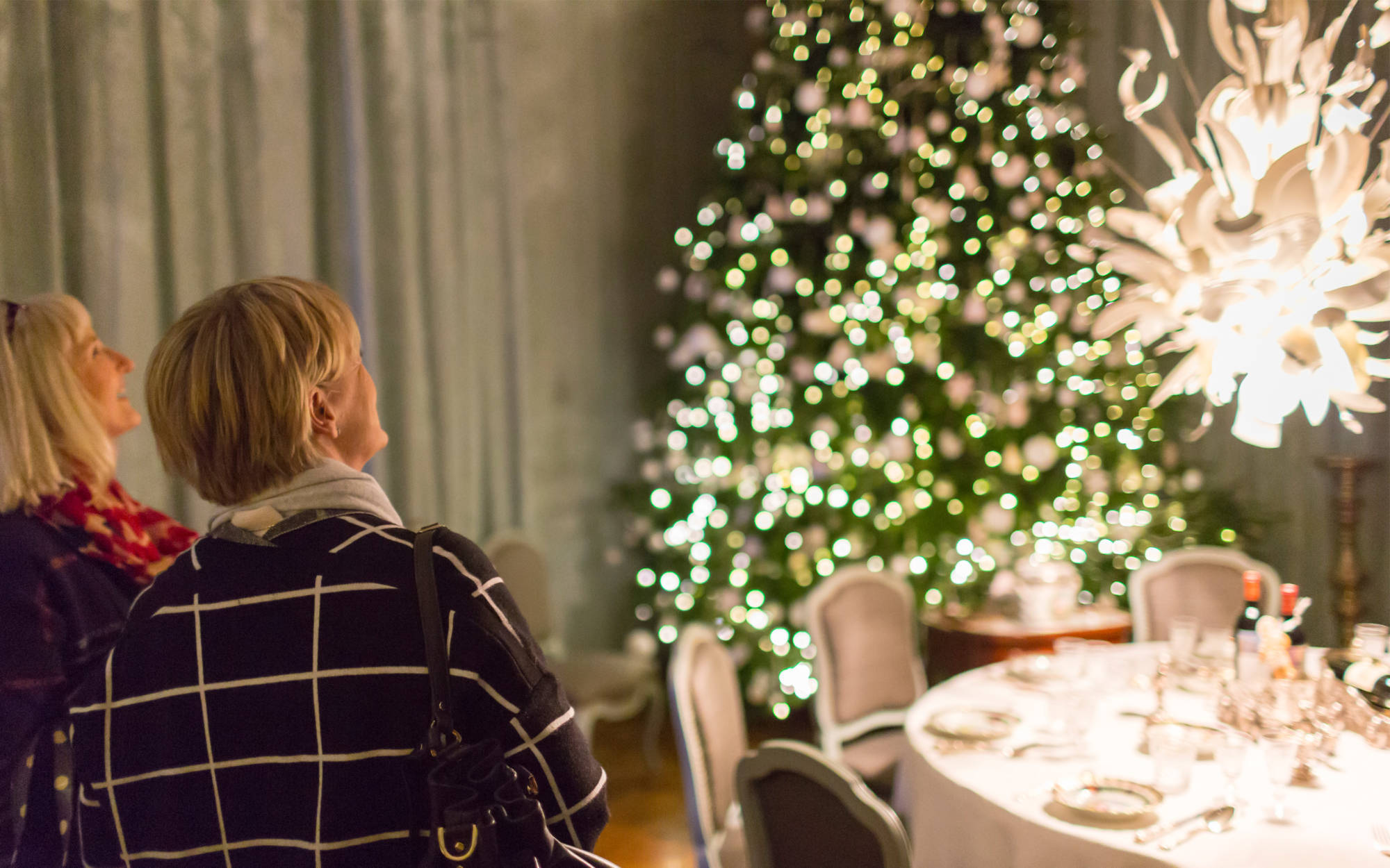 The Blue Dining Room christmas house