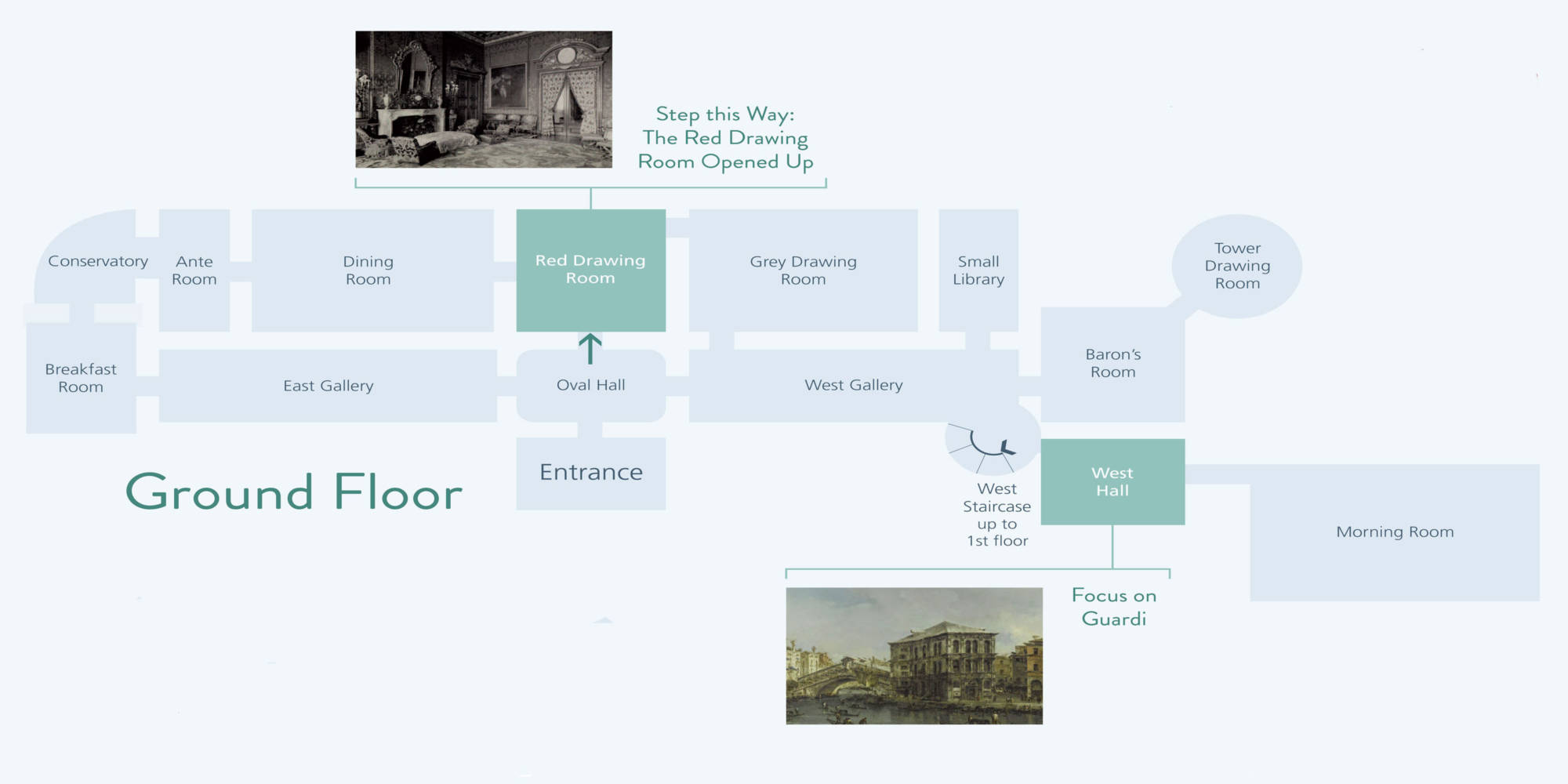 Floorplans Waddesdon Manor