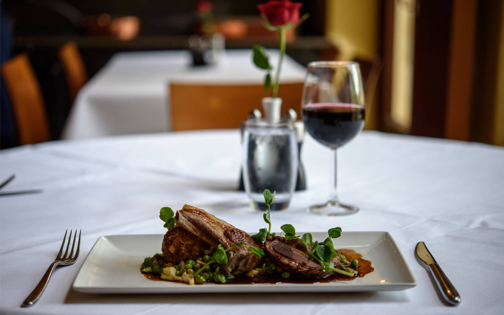 Lamb shoulder from the Manor Restaurant menu