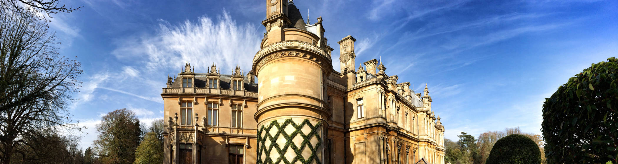 exterior manor pano