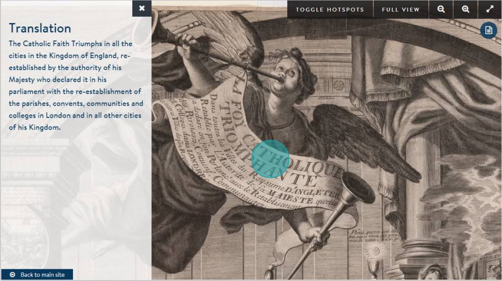 Screenshot of the almanac interactive