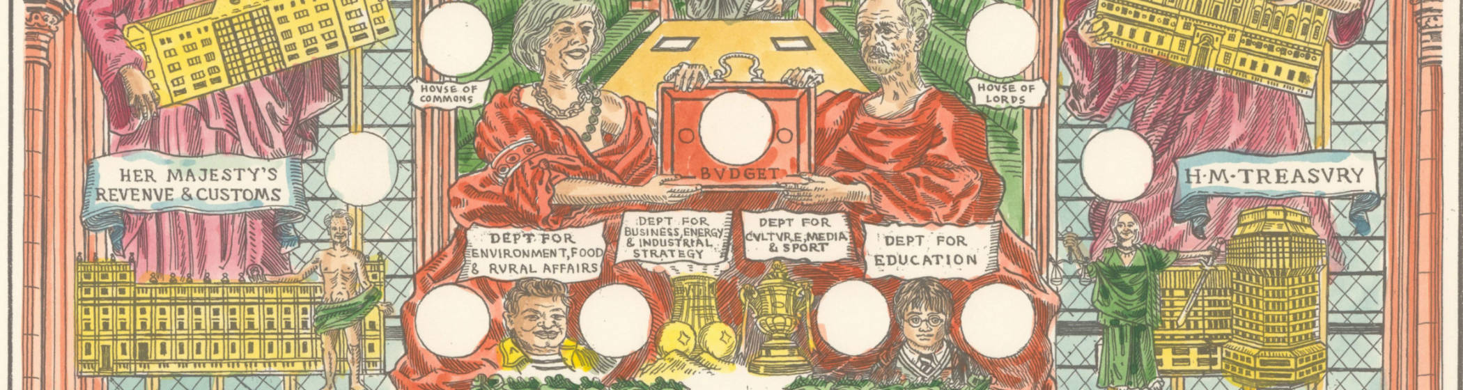 Almanac by British artists Adam Dant