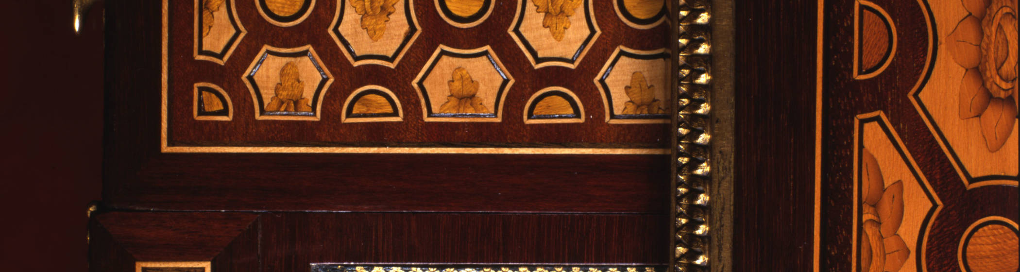 Detail of writing table made for Marie-Antoinette by Jean-Henri Riesener, 1780-85