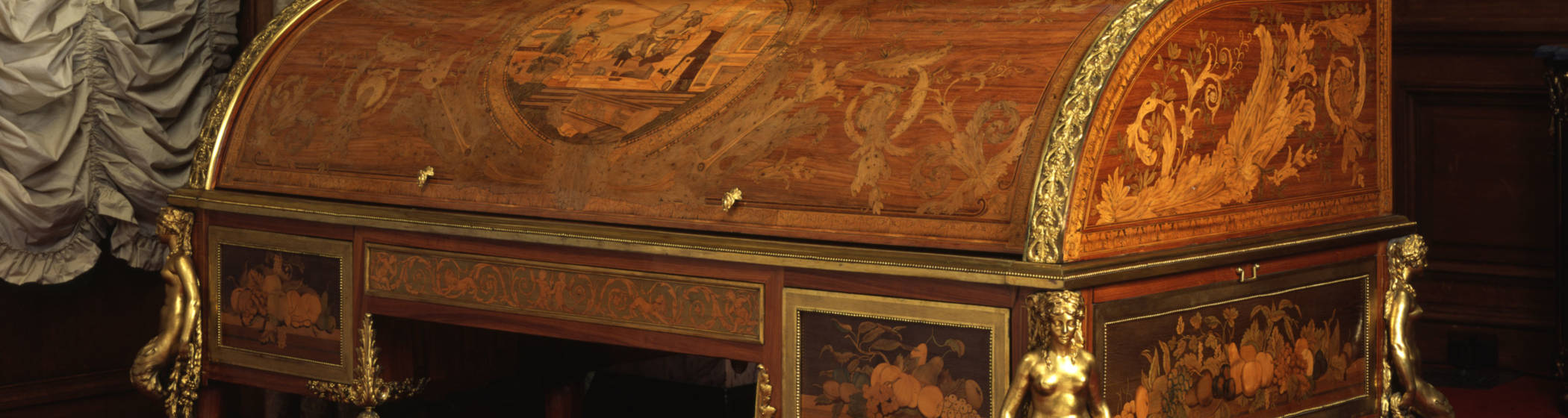 Cylinder-top desk, 1777-1781