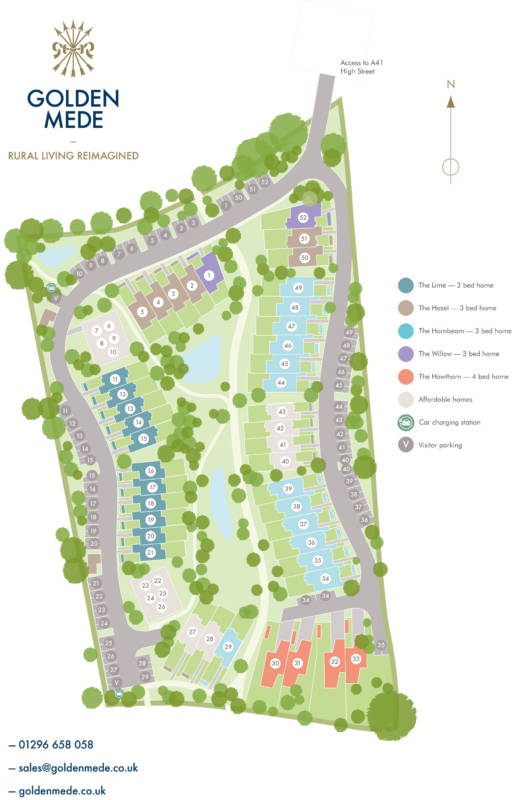 Golden Mede site plan