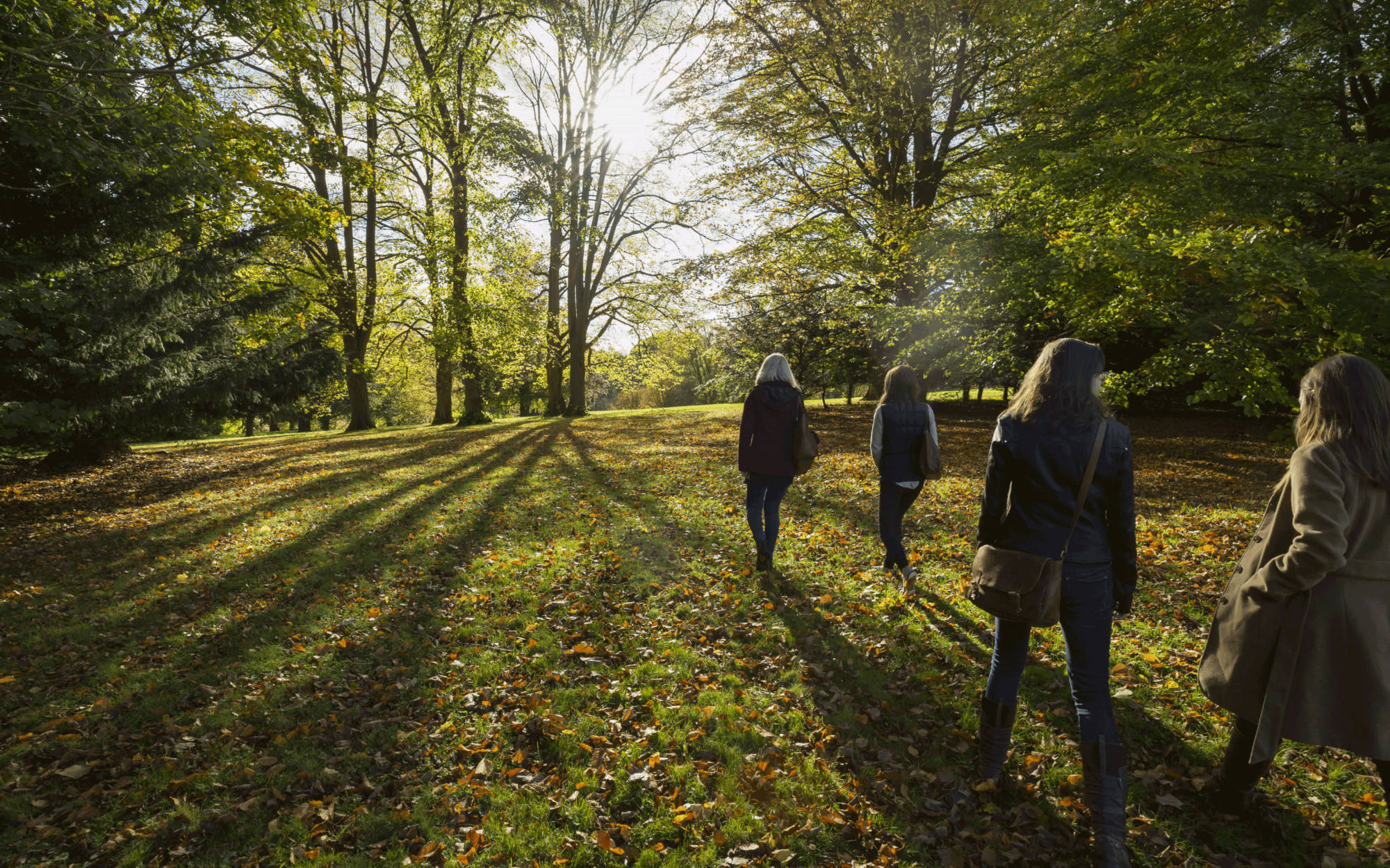 Women walking at Waddesdon