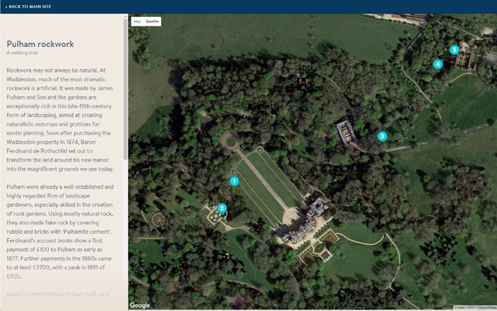 Pulham Rockwork interactive map