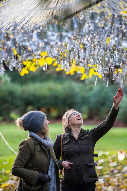 Anna Whetstone acorn leaves sculpture