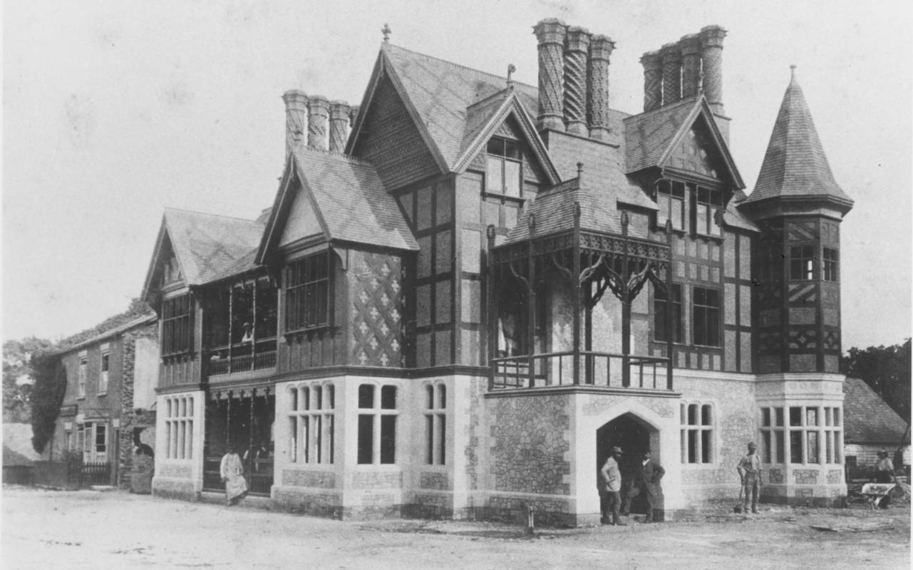 The Five Arrows Hotel in c.1887