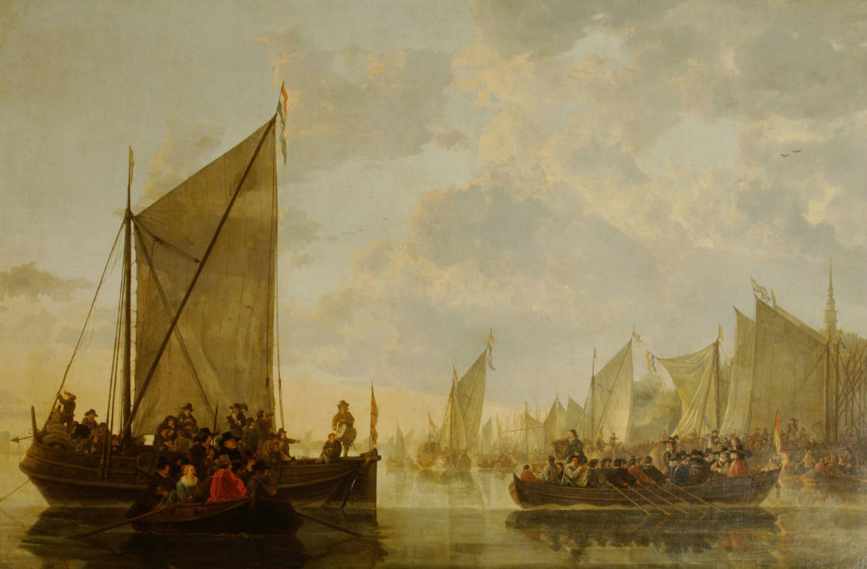 Aelbert Cuyp, A Landing Party on the Maas at Dordrecht