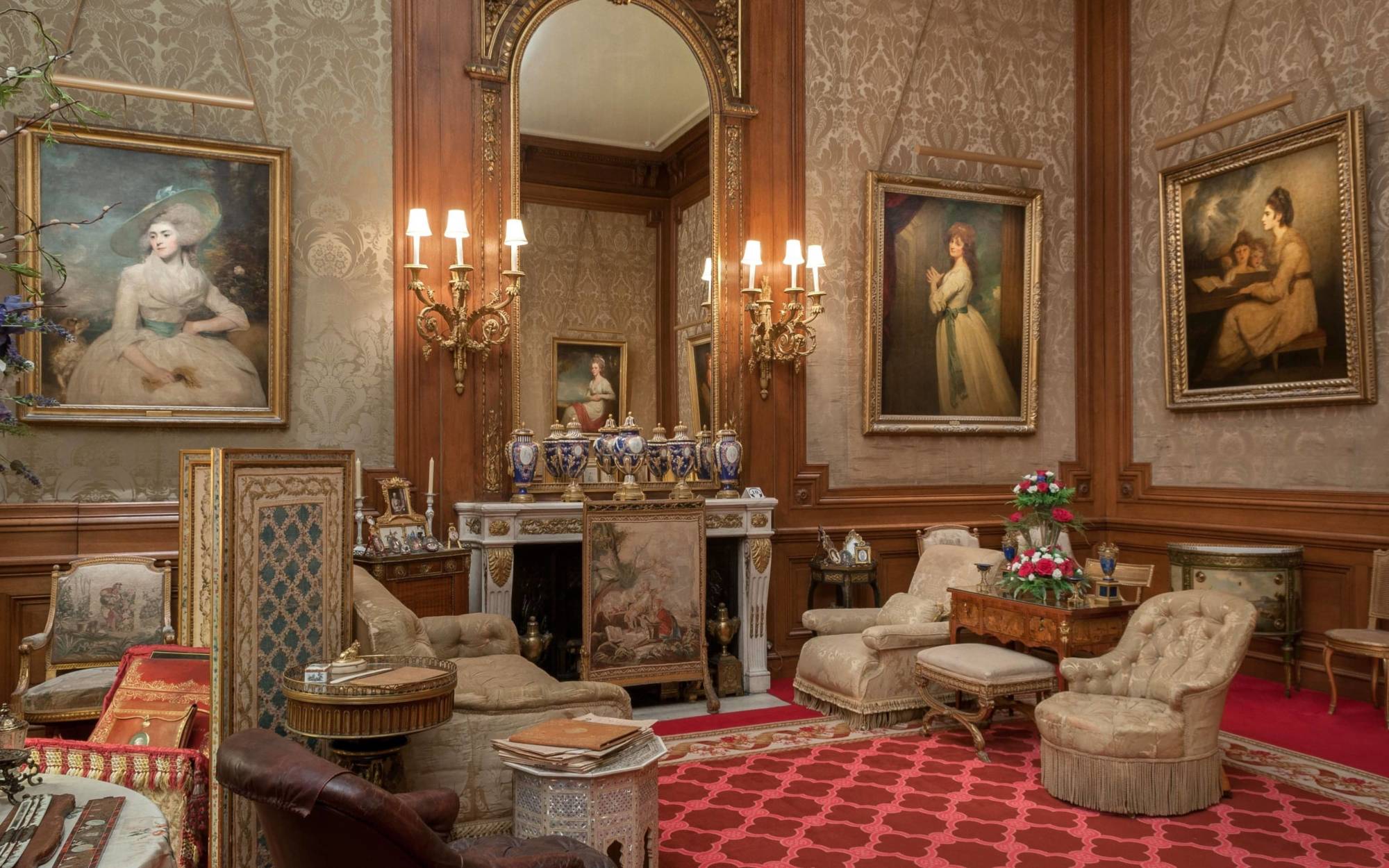 The barons room at Waddesdon Manor