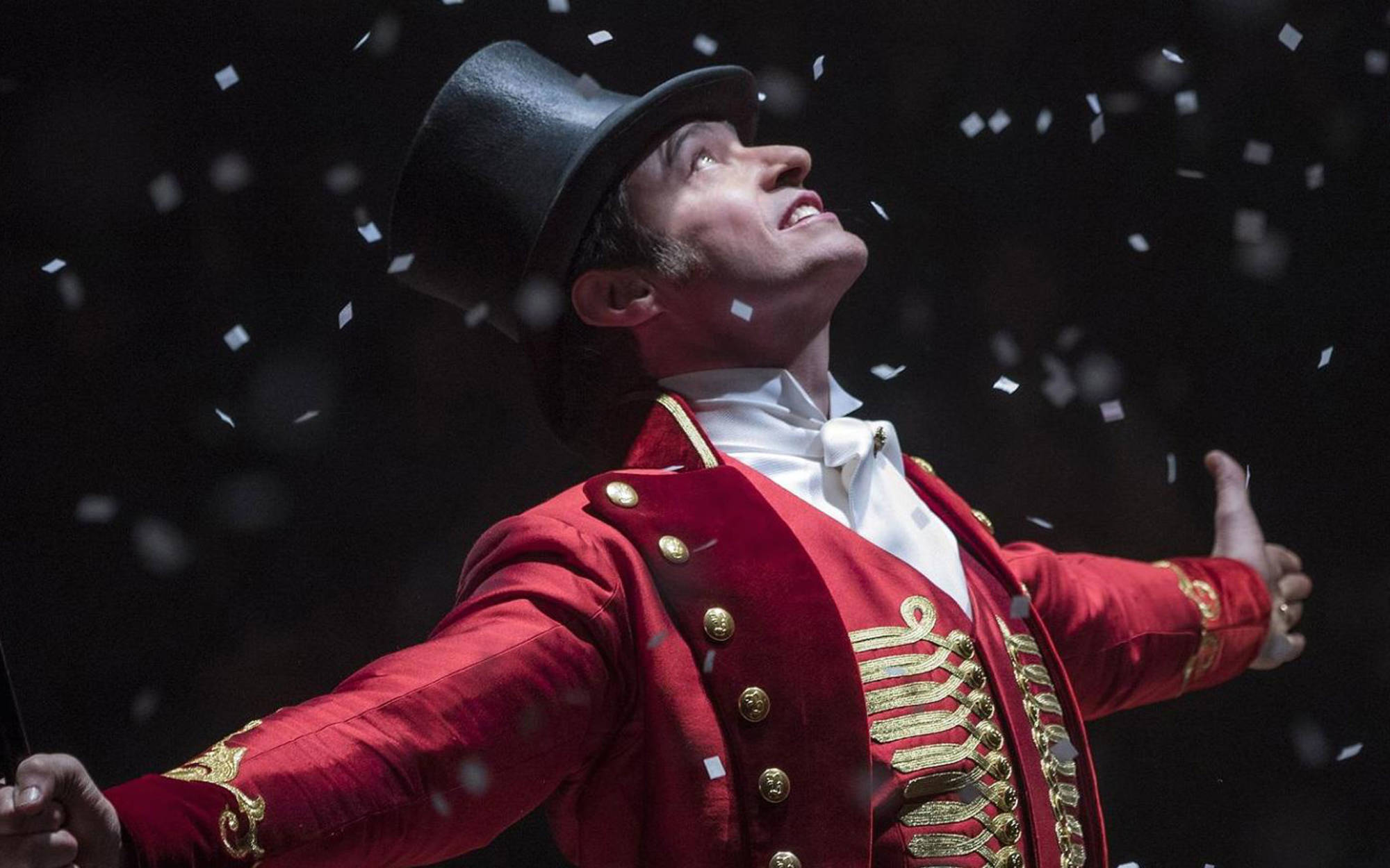 Outdoor cinema showing The Greatest Showman