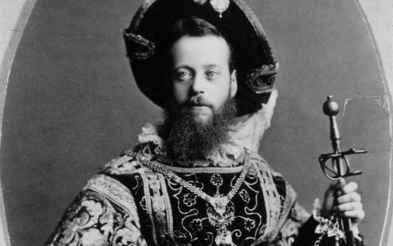 Baron Ferdinand in Fancy Dress circa 1880