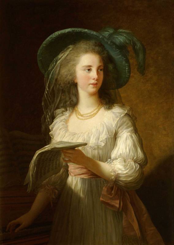 Portrait of Martine-Gabrielle-Yoland de Polastron, The duchesse de Polignac