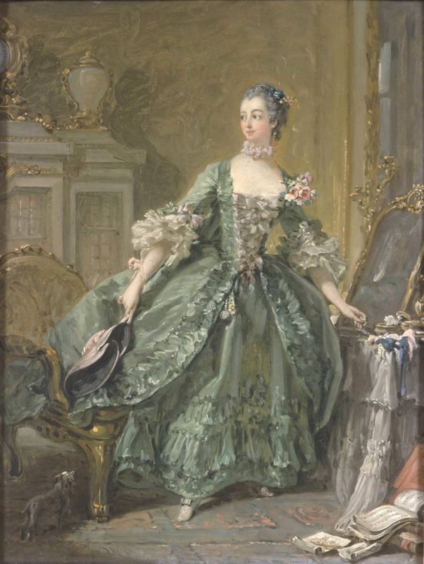 Sketch for a Portrait of Madame de Pompadour (1721 - 1764)