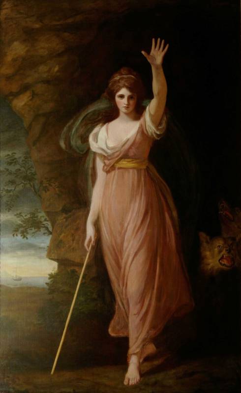 Emma Hart, Lady Hamilton (c 1765-1815), as Circe by George Romney