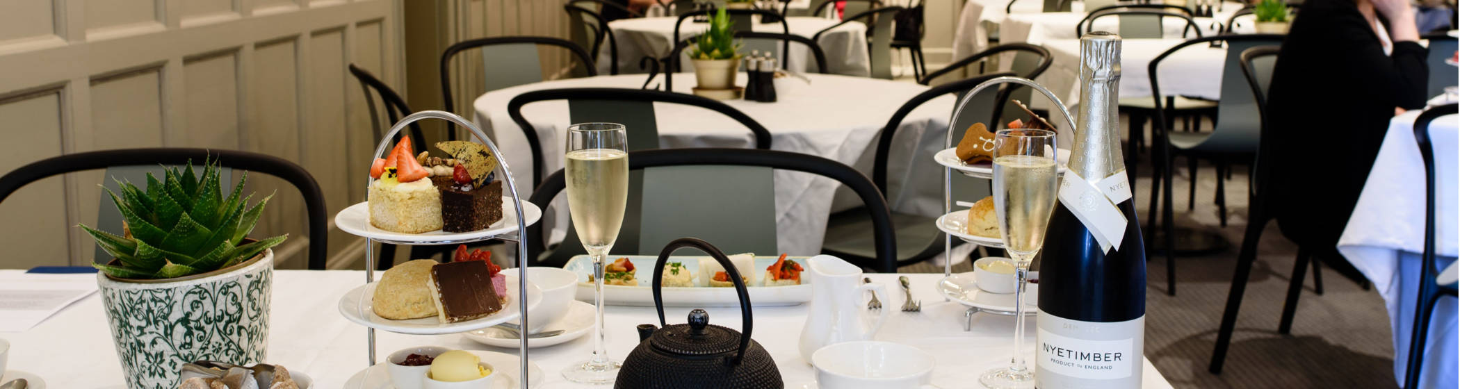 Vegan afternoon tea in the manor restaurant
