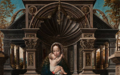 Bernaert van Orley, The Madonna and Child Enthroned, c. 1519