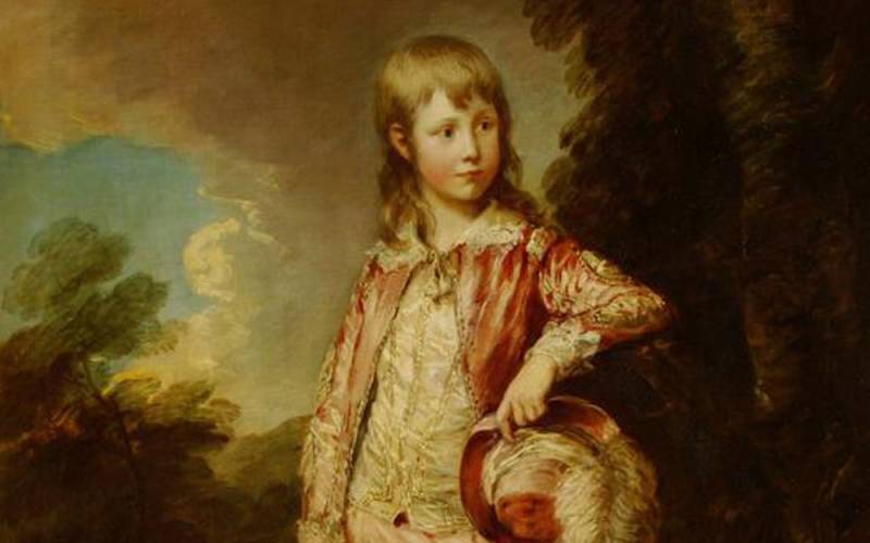 Painting of Francis Nicholls 'The Pink Boy'
