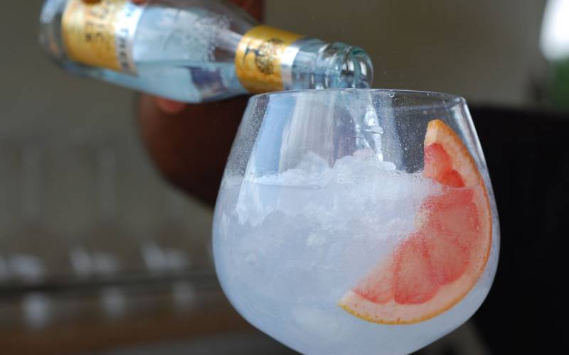 Cotswolds Distillery gin in a glass
