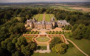 Waddesdon Manor Aerial View