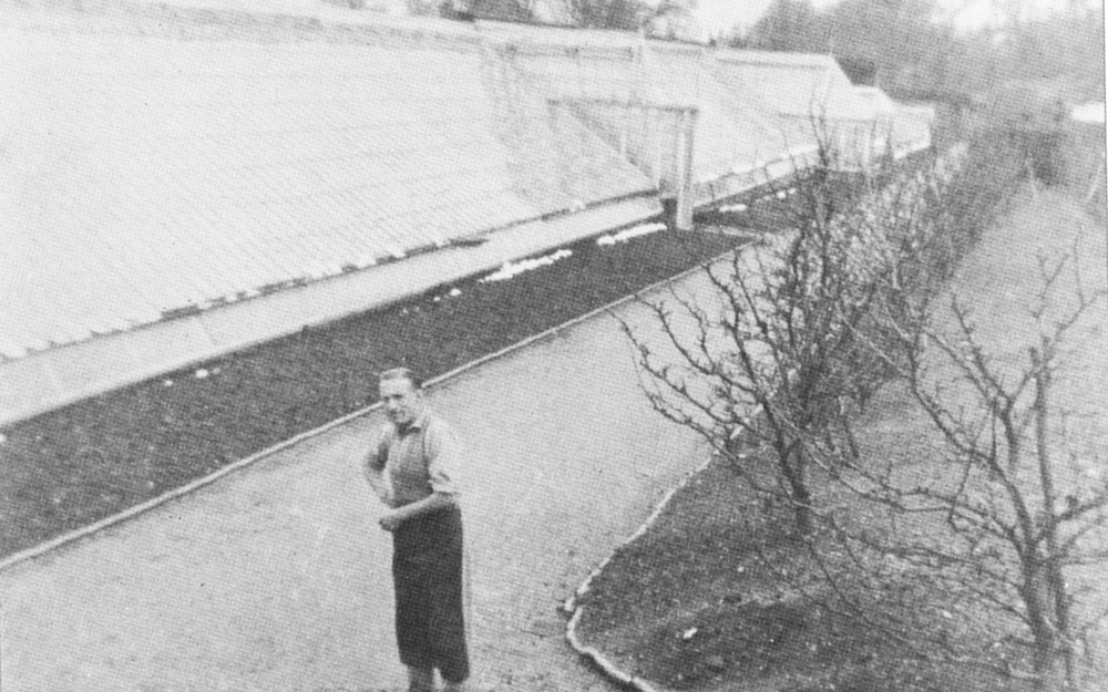 Archive photo of the fruit range, at 400 ft said to be one of the longest in the country