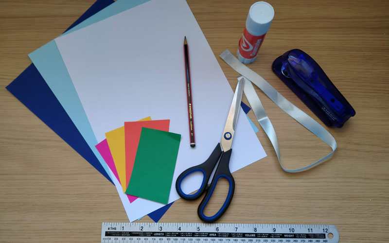 Craft materials for home activities